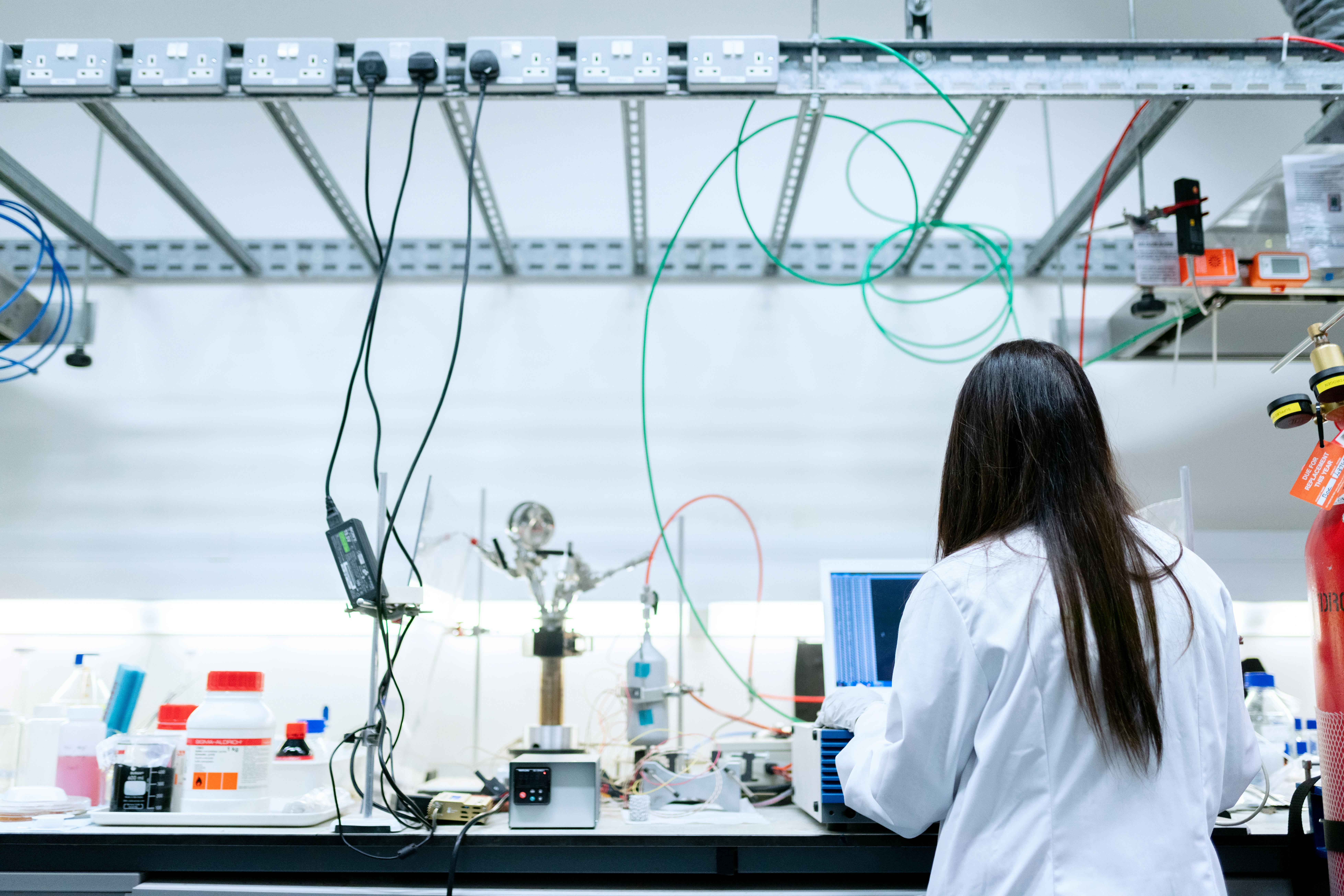 researcher in a labratory
